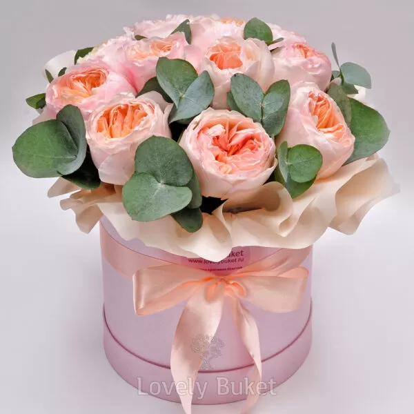 Букет пионовидных роз "David Austin" - фото 1